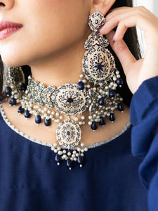 Haseena Choker and Earrings Set