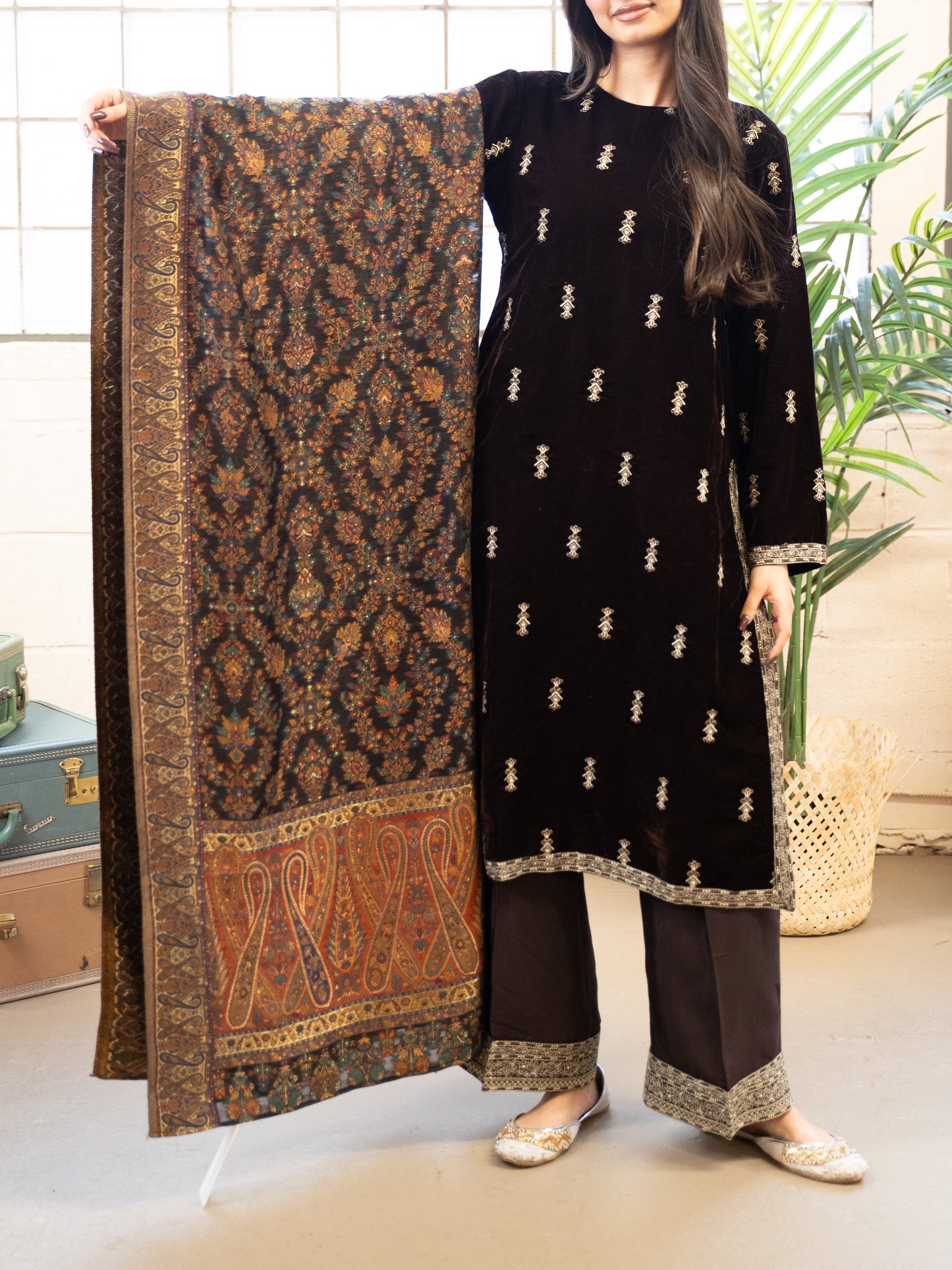 Roshni Kani Silk Shawl