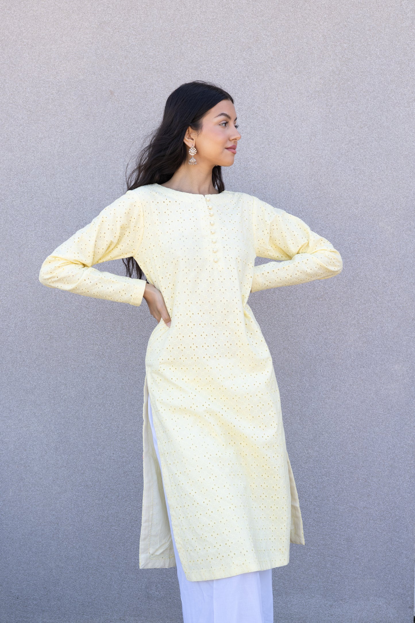 Falak Yellow Kurta