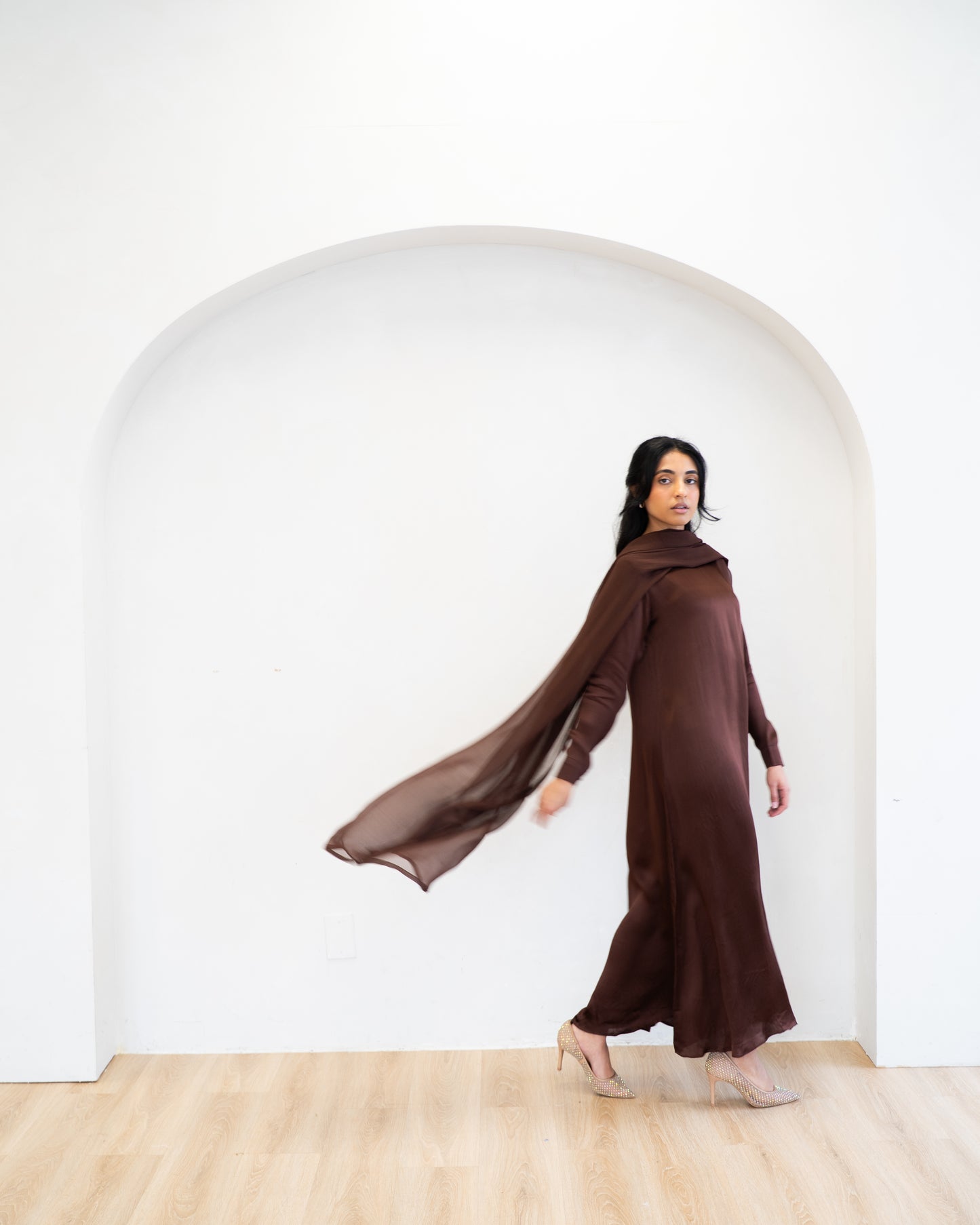 Resham - Maxi Dress + Scarf