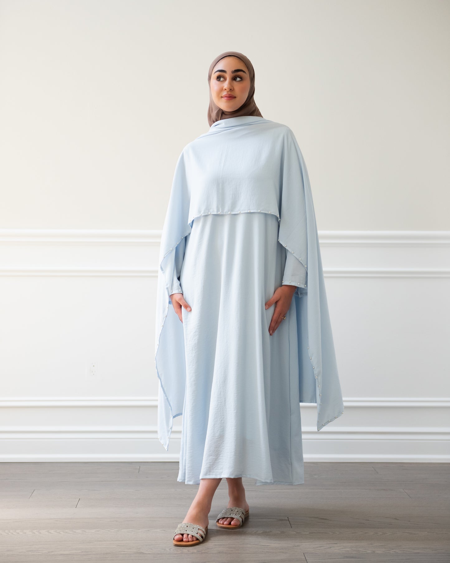 Aasmani - Maxi Dress + Scarf