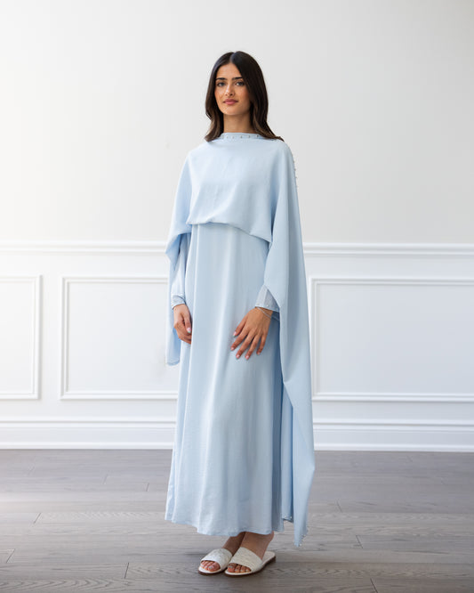 Aasmani - Maxi Dress + Scarf