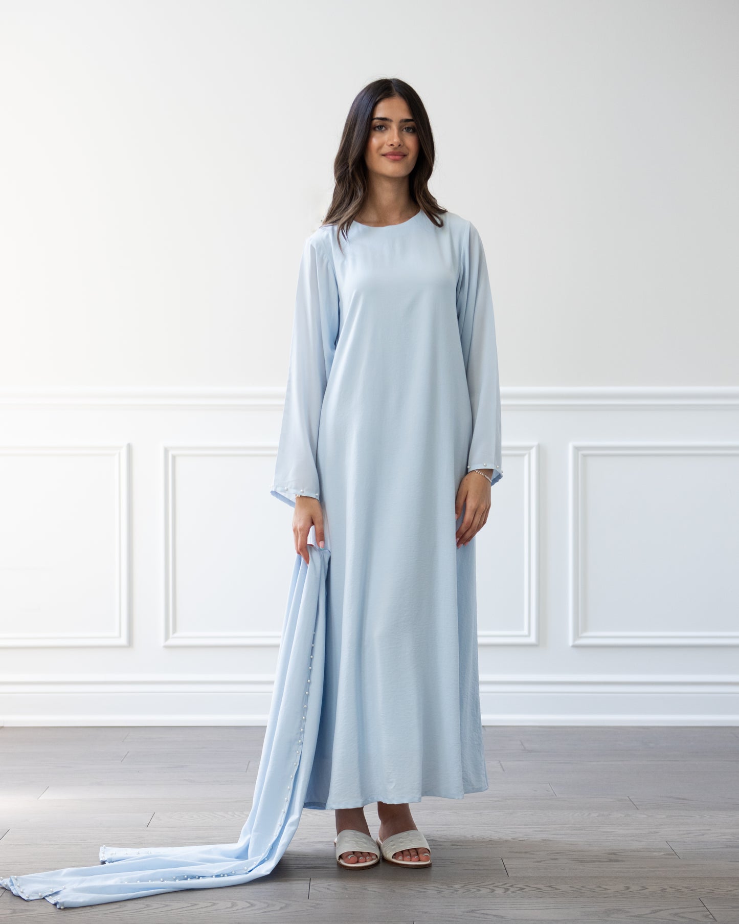 Aasmani - Maxi Dress + Scarf