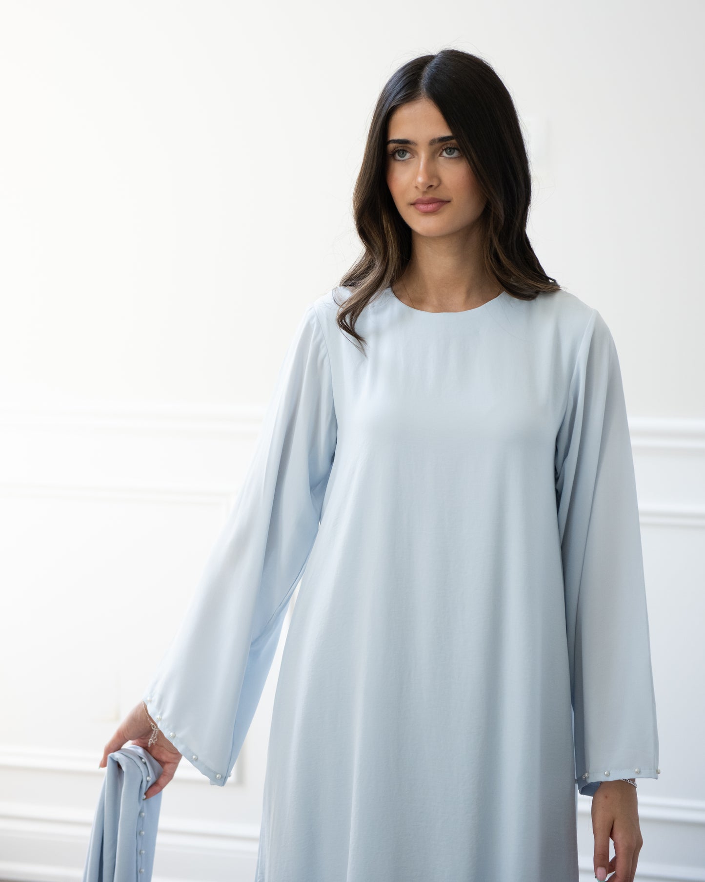 Aasmani - Maxi Dress + Scarf