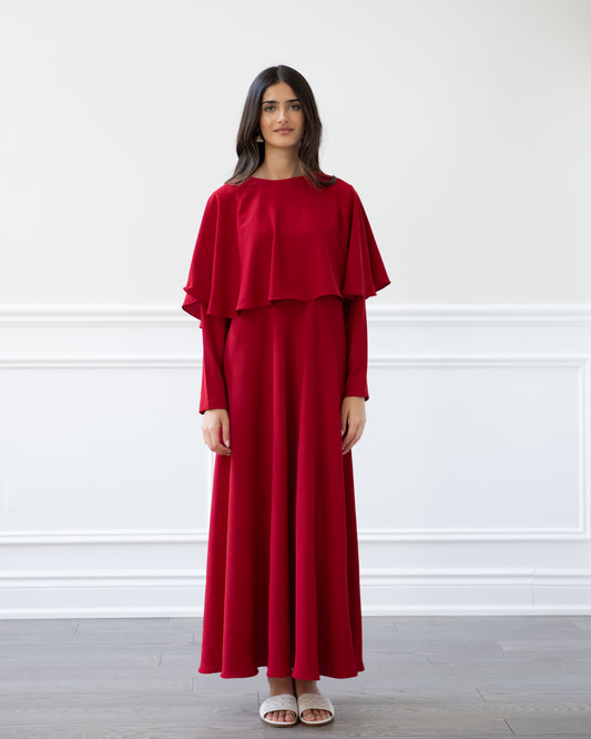 Gulab - Maxi Dress + Cape