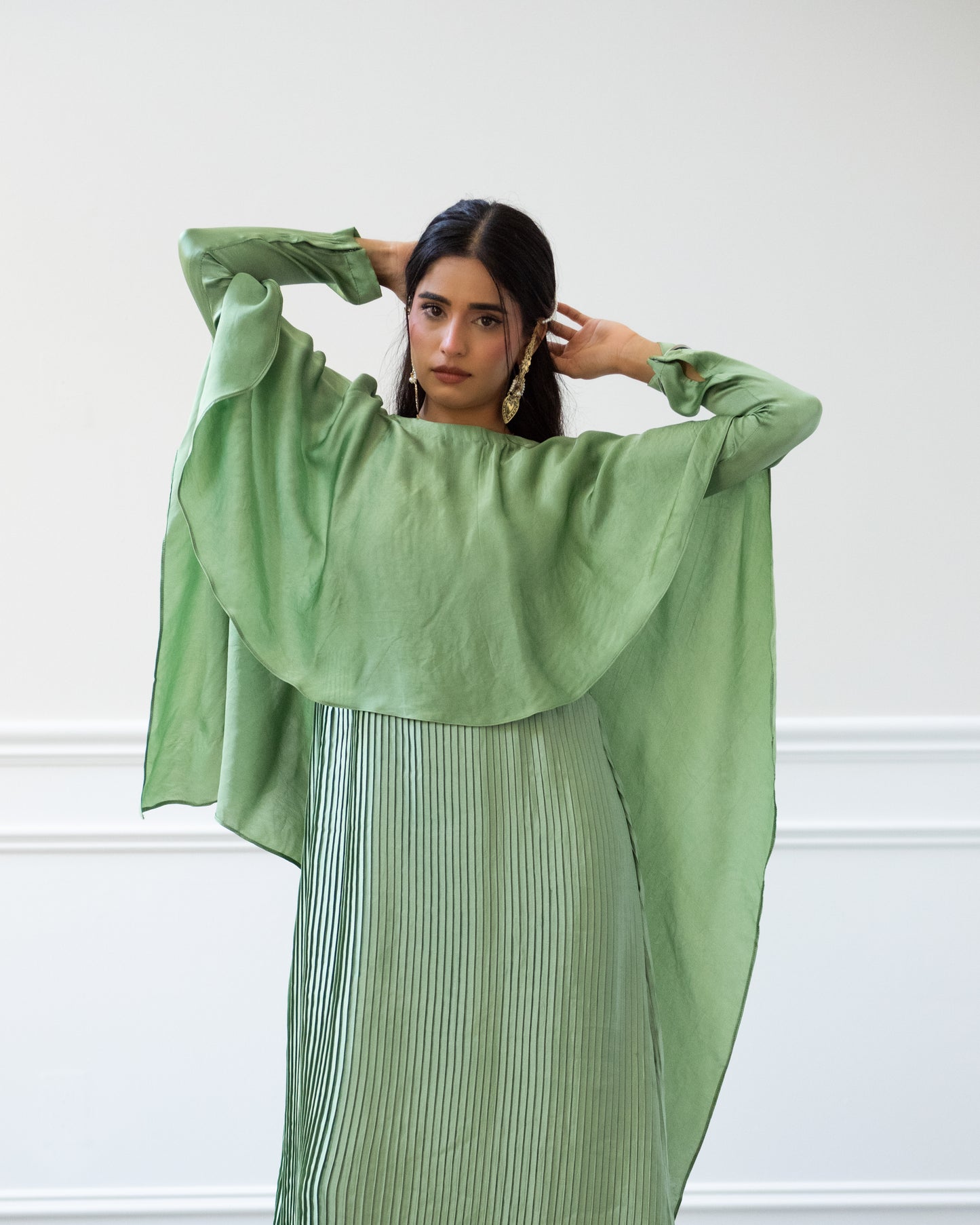 Chaman - Maxi Dress + Cape