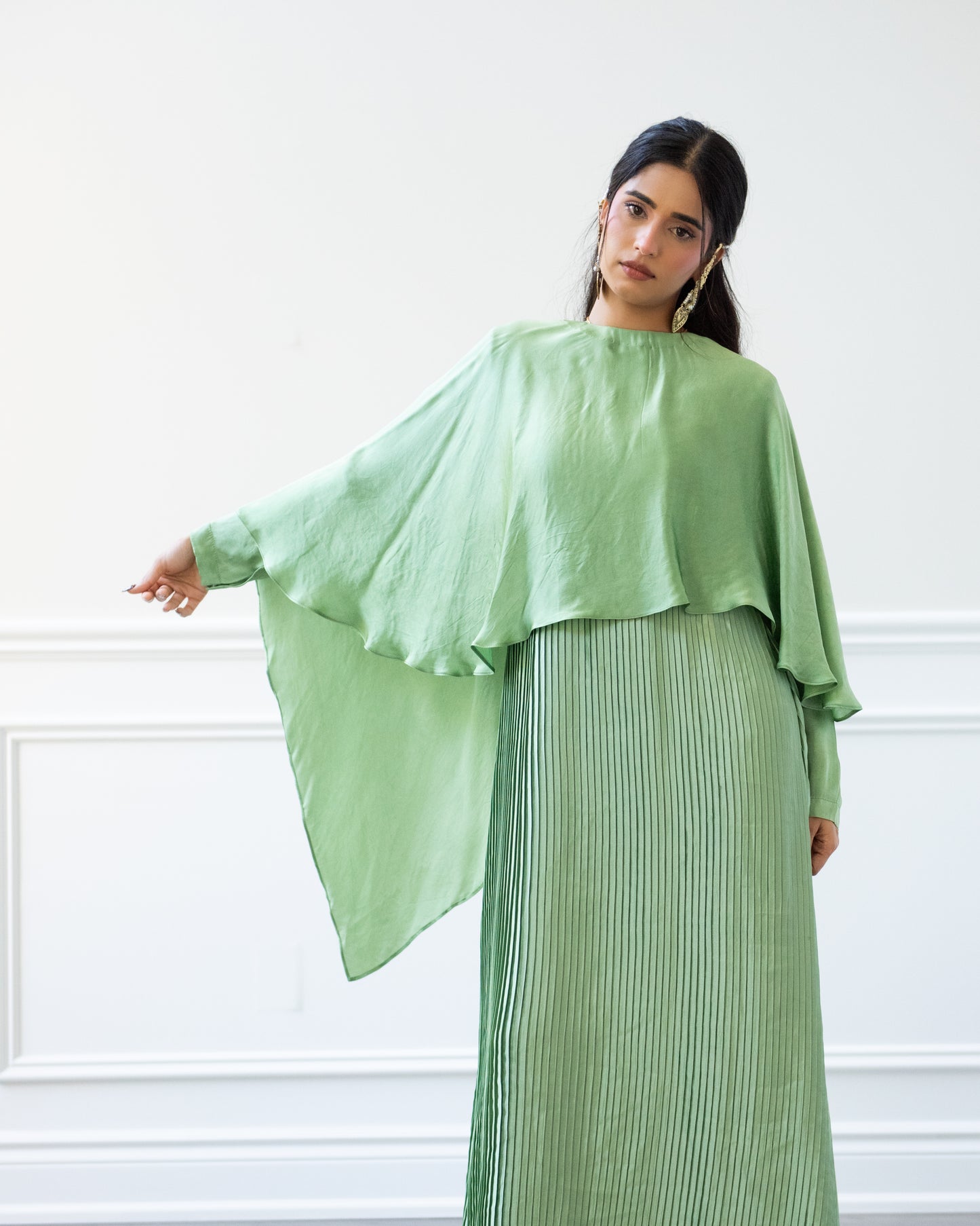Chaman - Maxi Dress + Cape
