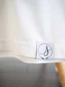 RUNG - White Short Sleeved T-Shirt