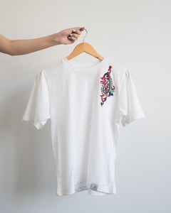 RUNG - White Short Sleeved T-Shirt